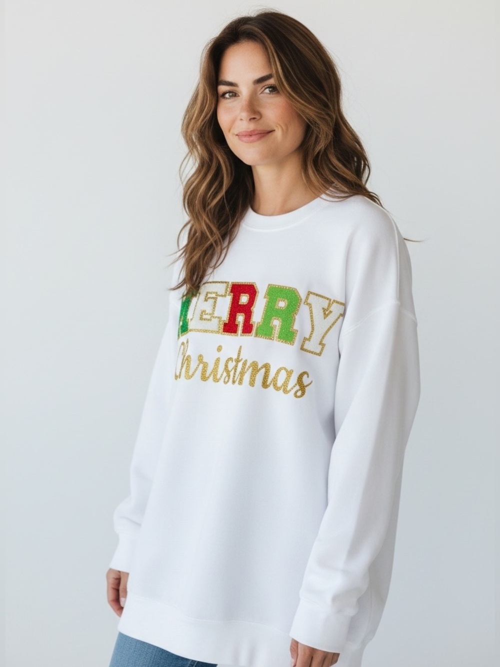 Christmas sweatshirt size large brand, new never worn NWOT super SOFT